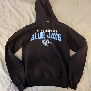 CHAMPION JOHNS HOPKINS Black Sweatshirt